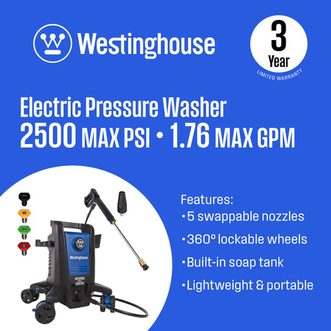 Westinghouse, ePX3500 Electric Pressure Washer