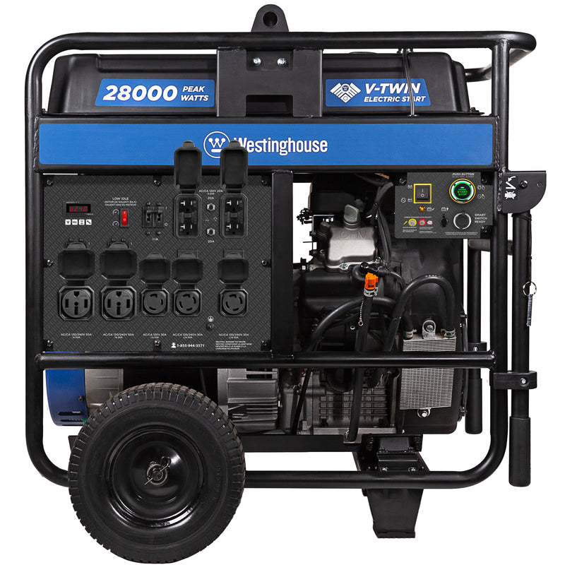 Westinghouse | WGen20000c portable generator front view on a white background.