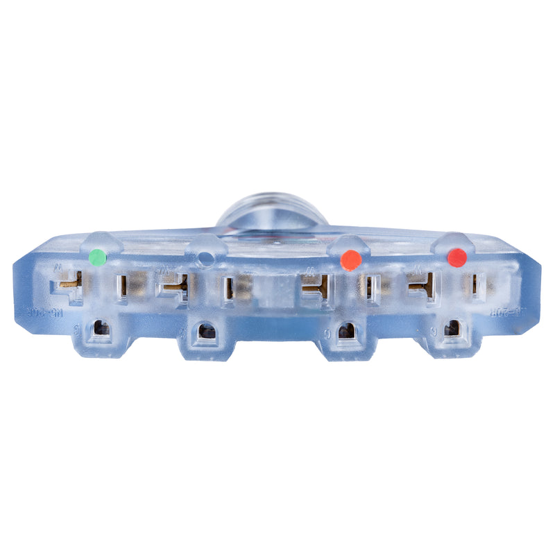 Generator Plug Adapter: 30A 120V L14-30P to (4x) 5-20R