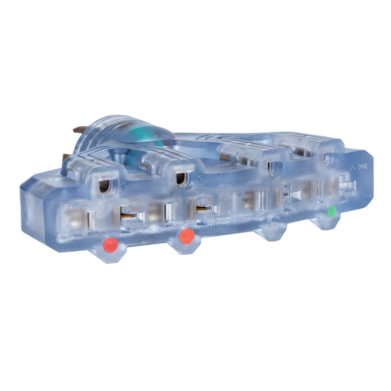 Generator Plug Adapter: 30A 120V L14-30P to (4x) 5-20R