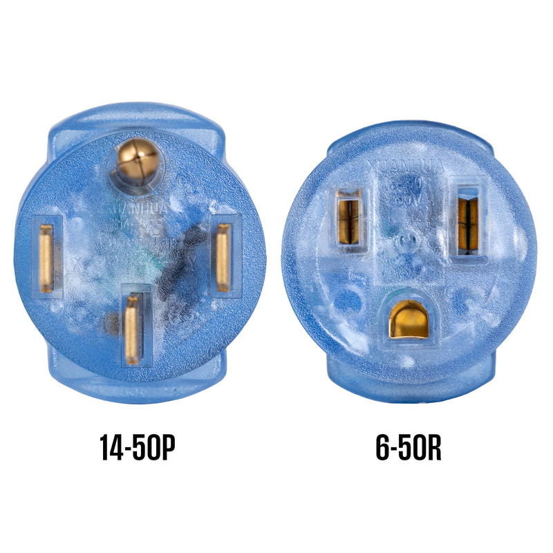 Generator Plug Adapter: 50A 240V 14-50P to 6-50R