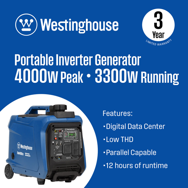 iGen4000cv Inverter Generator with CO Sensor