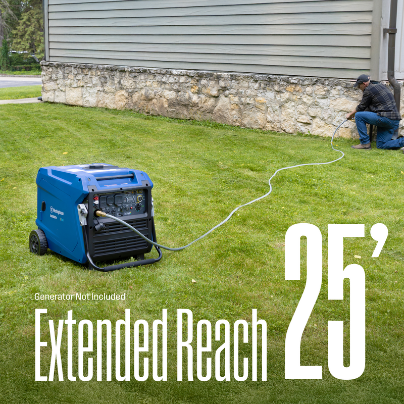 25' Natural Gas Hose: 1/2
