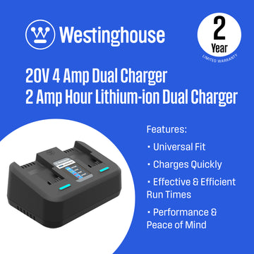 20V 4 Amp Dual Port Charger