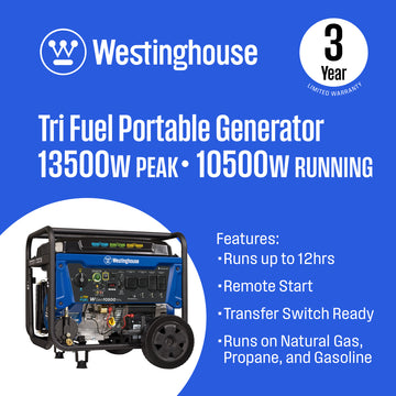 WGen10500TFc - Tri-Fuel with CO Sensor