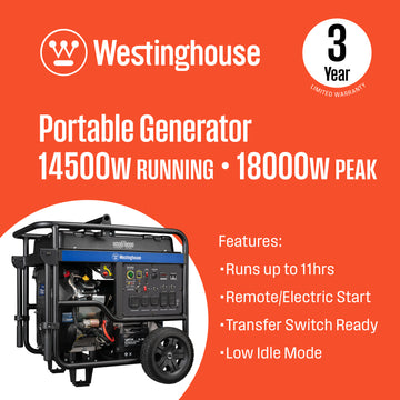 WGen14500c Generator with CO Sensor