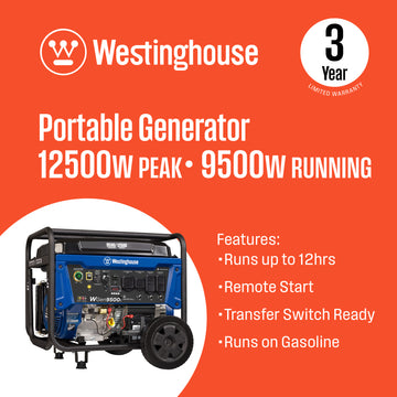 WGen9500c Generator with CO Sensor