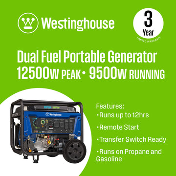 WGen9500DFc - Dual Fuel with CO Sensor