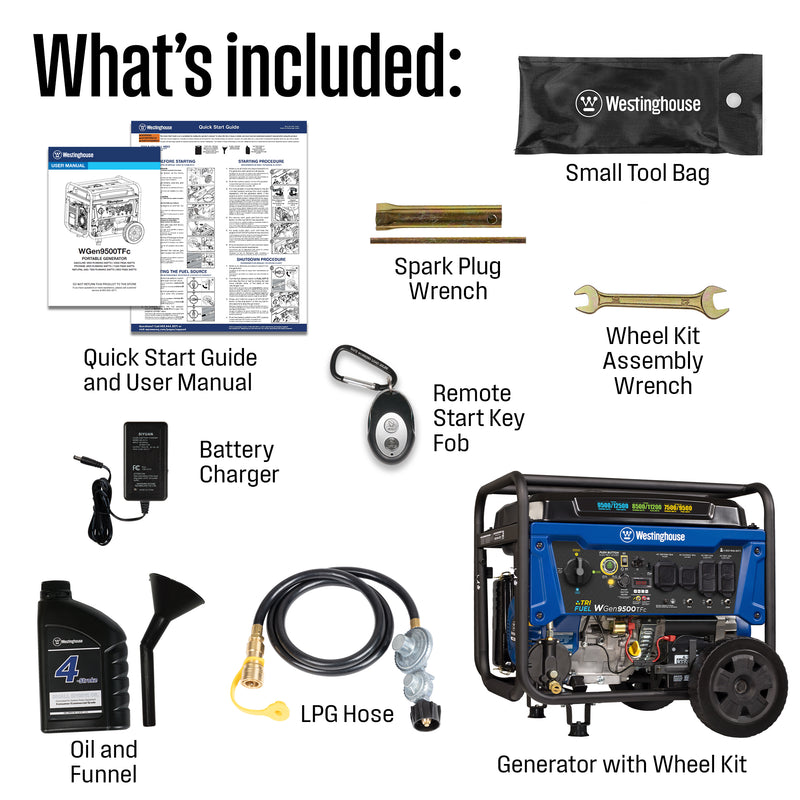 WGen9500TFc - Tri-Fuel with CO Sensor