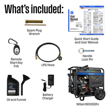 WGen18000DFc Generator - Dual Fuel with CO Sensor