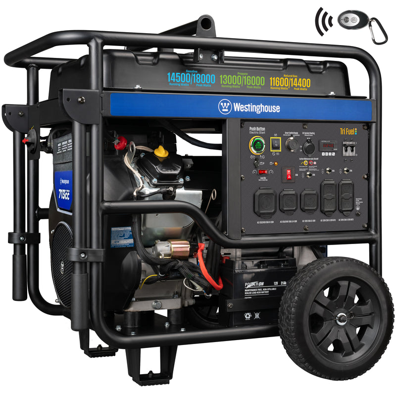 WGen14500TFc - Tri-Fuel with CO Sensor