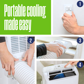 WPac14000h Portable Air Conditioner with Heat