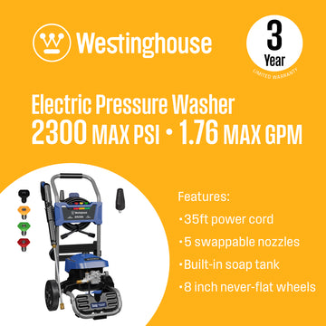 WPX2300e Electric Pressure Washer