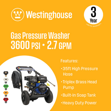 WPX3600 Pressure Washer