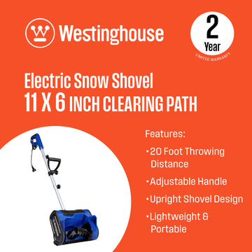 11" Corded Snow Shovel