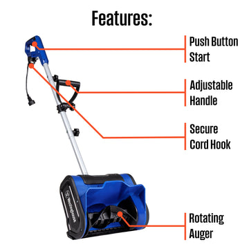 11" Corded Snow Shovel