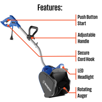 11" Corded Snow Shovel