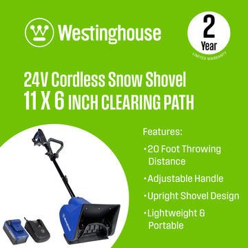 24V 11" Cordless Snow Shovel