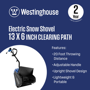 13" Corded Snow Shovel