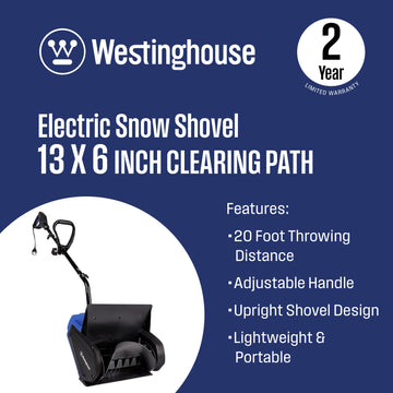 13" Corded Snow Shovel