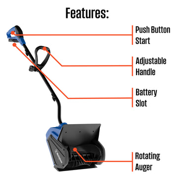 24V 13" Cordless Snow Shovel