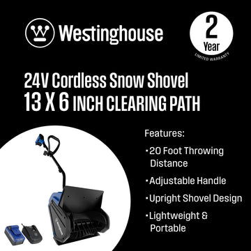 24V 13" Cordless Snow Shovel