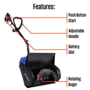 24V 13" Cordless Snow Shovel