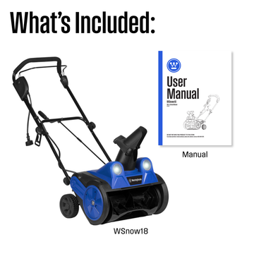 18" Corded Snow Blower