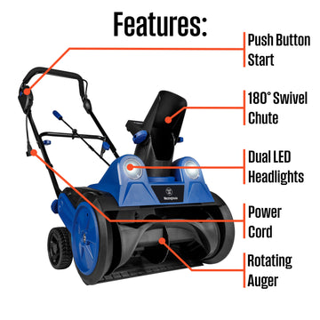 18" Corded Snow Blower