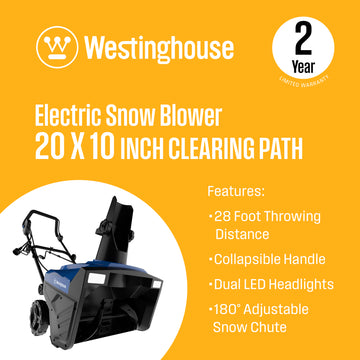 20" Corded Snow Blower