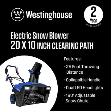 20" Corded Snow Blower