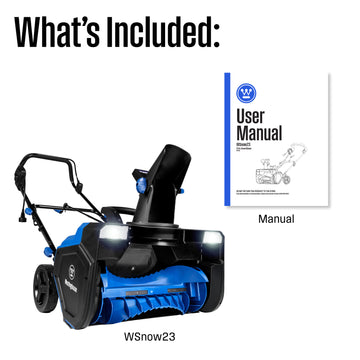 23" Corded Snow Blower