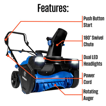 23" Corded Snow Blower