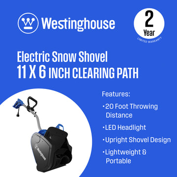 Westinghouse 11" Corded Snow Shovel
