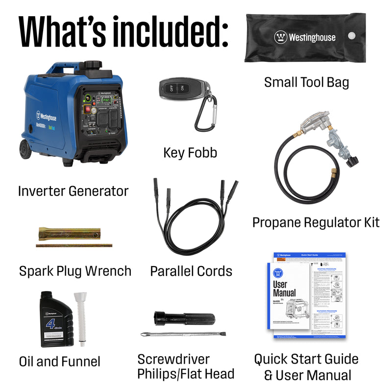 iGen4000DFc Inverter Generator - Dual Fuel with CO Sensor