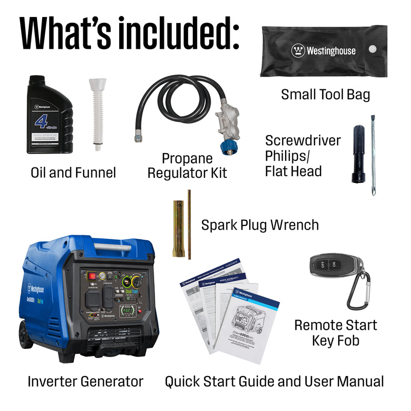 iGen5000DFc Inverter Generator - Dual Fuel with CO Sensor