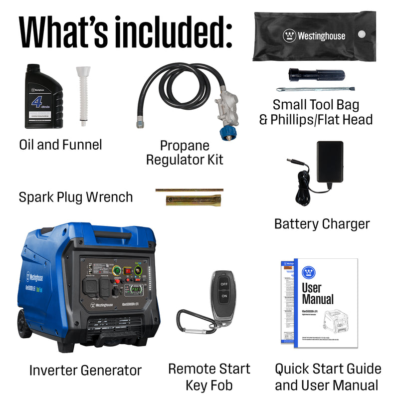 iGen5000DFc EFI Inverter Generator - Dual Fuel with CO Sensor