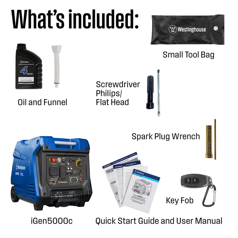 iGen5000c Inverter Generator with CO Sensor