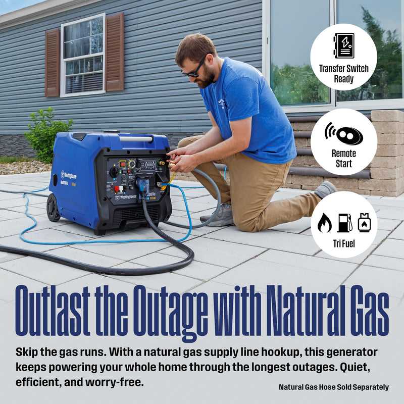 iGen8200TFc Inverter Generator - Tri-Fuel with CO Sensor