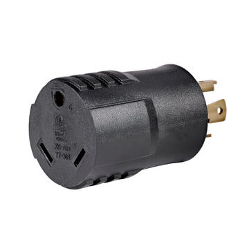 Generator Plug Adapter: 30A 120V L14-30P to TT-30R