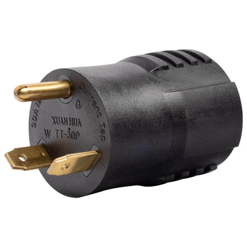 Generator Plug Adapter: 30A 120V TT-30P to L5-30R