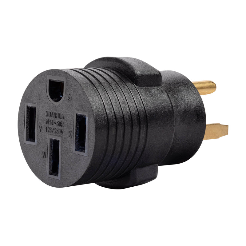 Generator Plug Adapter: 50A 240V 6-50P to 14-50R