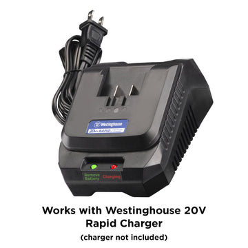 Battery charger shown on white background