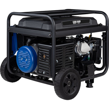 Westinghouse | WGen5300cv portable generator back left view shown on a white background