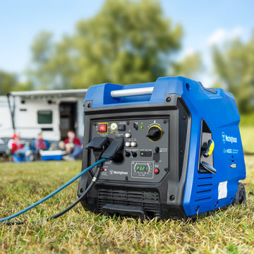 A-iPower Portable Inverter Generator, 3700W RV Ready, EPA Compliant,  Portable with Telescopic Handle for Backup Home Use, Tailgating & Camping