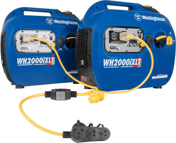 WHPC inverter generator parallel cord connecting two Westinghouse generators