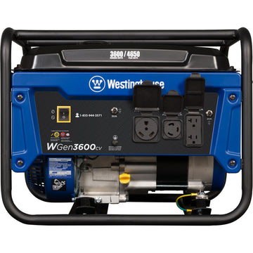 Westinghouse | WGen3600cv portable generator front view shown on a white background