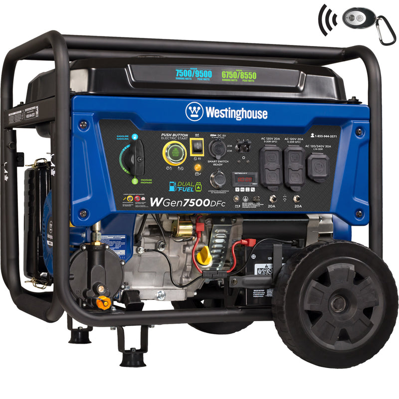 Nathaniel Ward Exist grow up Westinghouse | WGen7500DFc - Dual Fuel with CO Sensor | Westinghouse  Outdoor Equipment